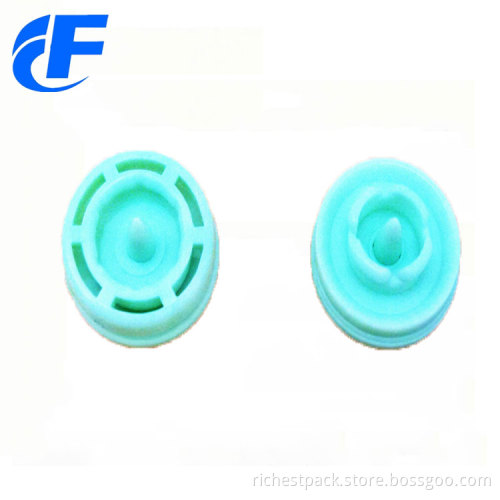 Recycled round shape plastic snap button for bag/cloth